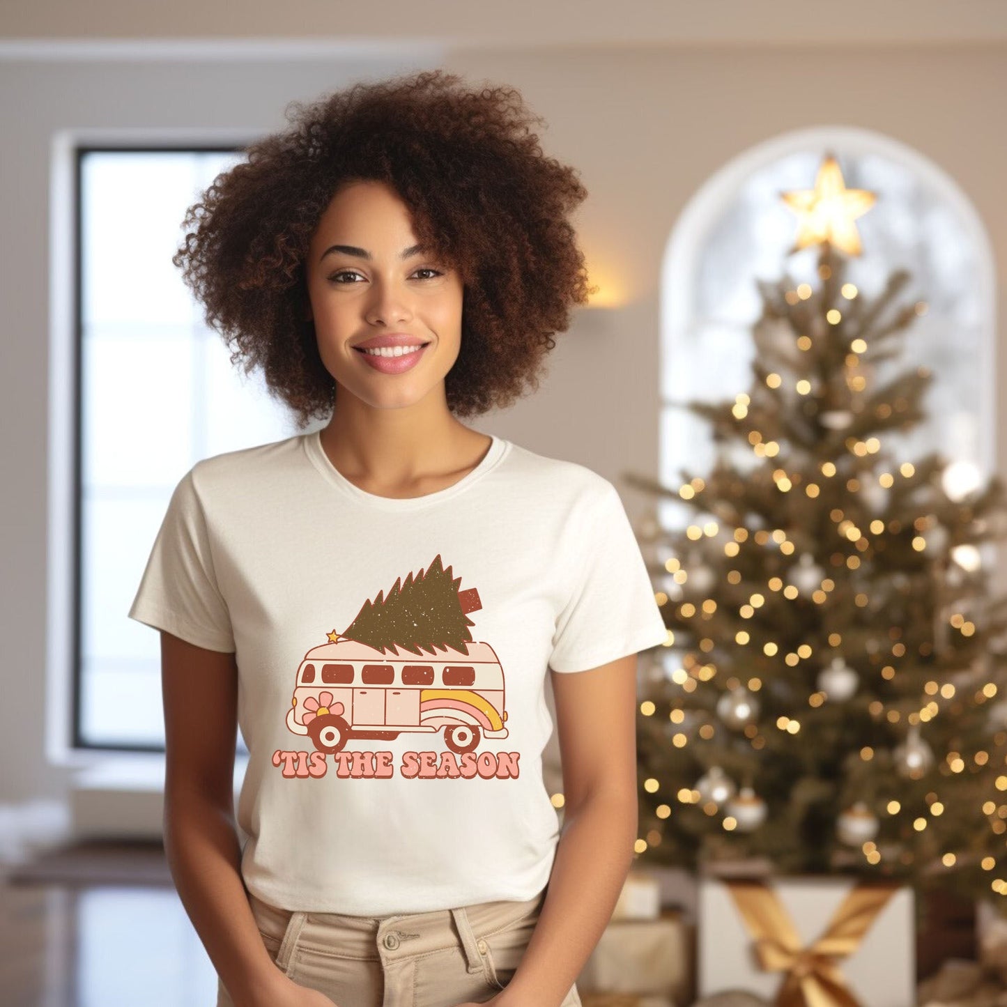 Hippie Tis The Season | Short Sleeve Crew Neck