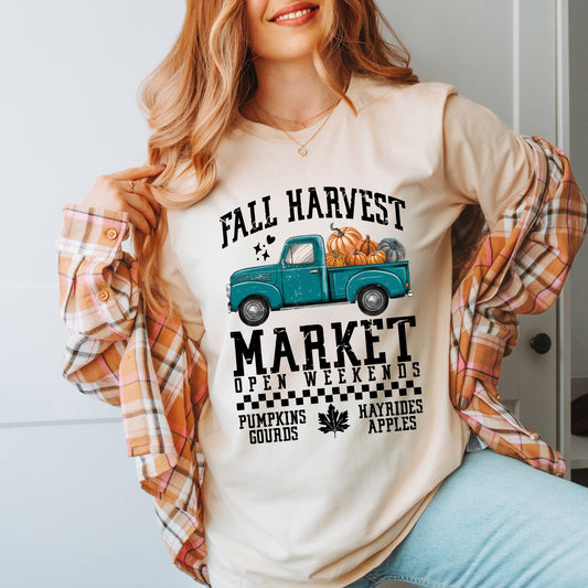 Fall Harvest Truck | Short Sleeve Crewneck