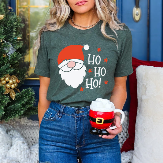 Ho Ho Ho Santa | Short Sleeve Crew Neck