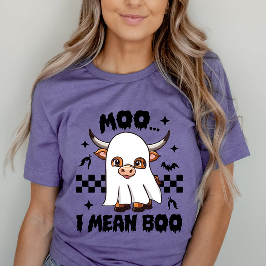 I Mean Boo Cow | Short Sleeve Graphic Tee