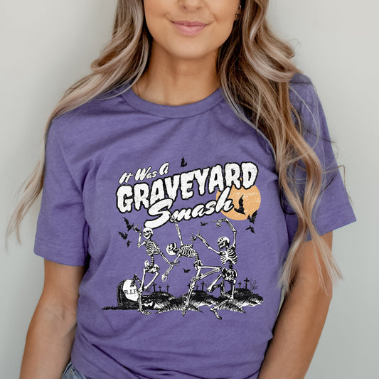 Graveyard Smash Skeleton | Short Sleeve Crew Neck