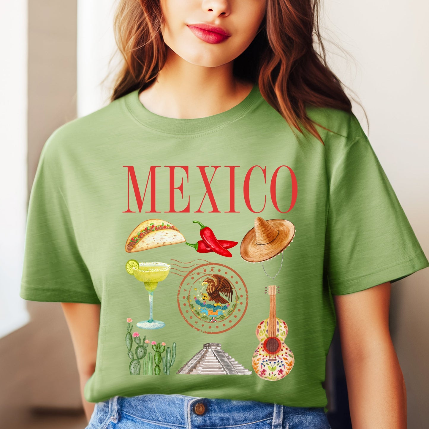 Mexico Travel Collage | Short Sleeve Graphic Tee