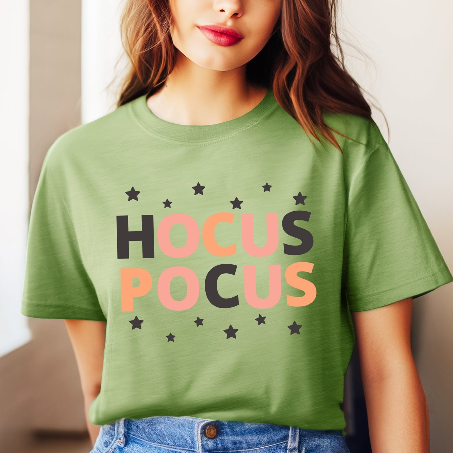 Hocus Pocus Colorful Stars | Short Sleeve Graphic Tee