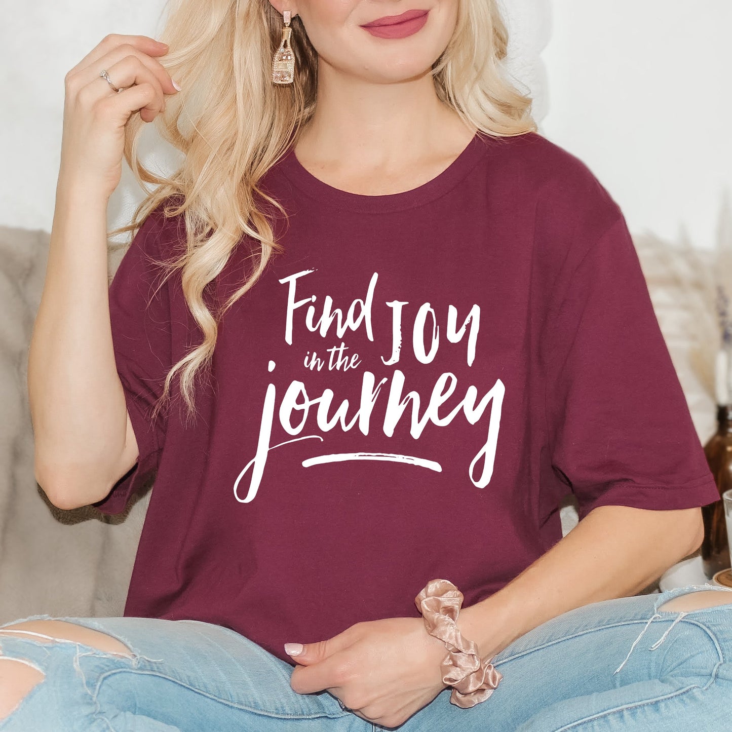 Find Joy In The Journey | Short Sleeve Crew Neck