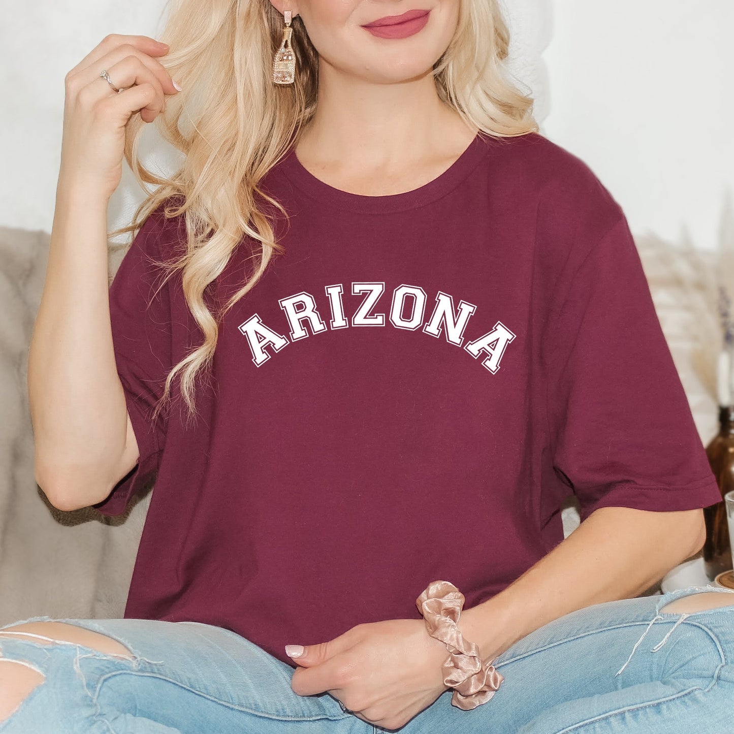 Arizona Curved | Short Sleeve Crew Neck