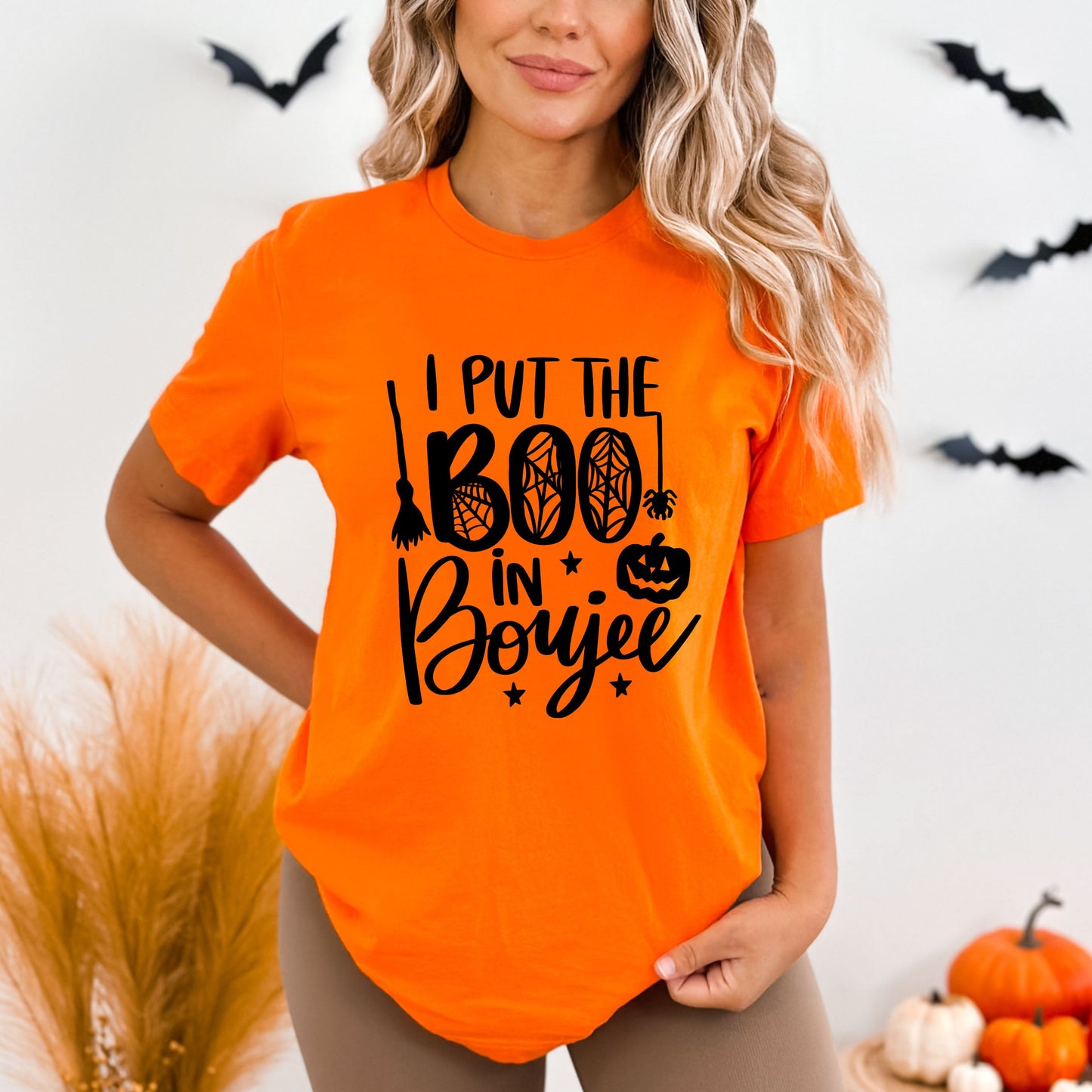 I Put The Boo In Boujee | Short Sleeve Crew Neck