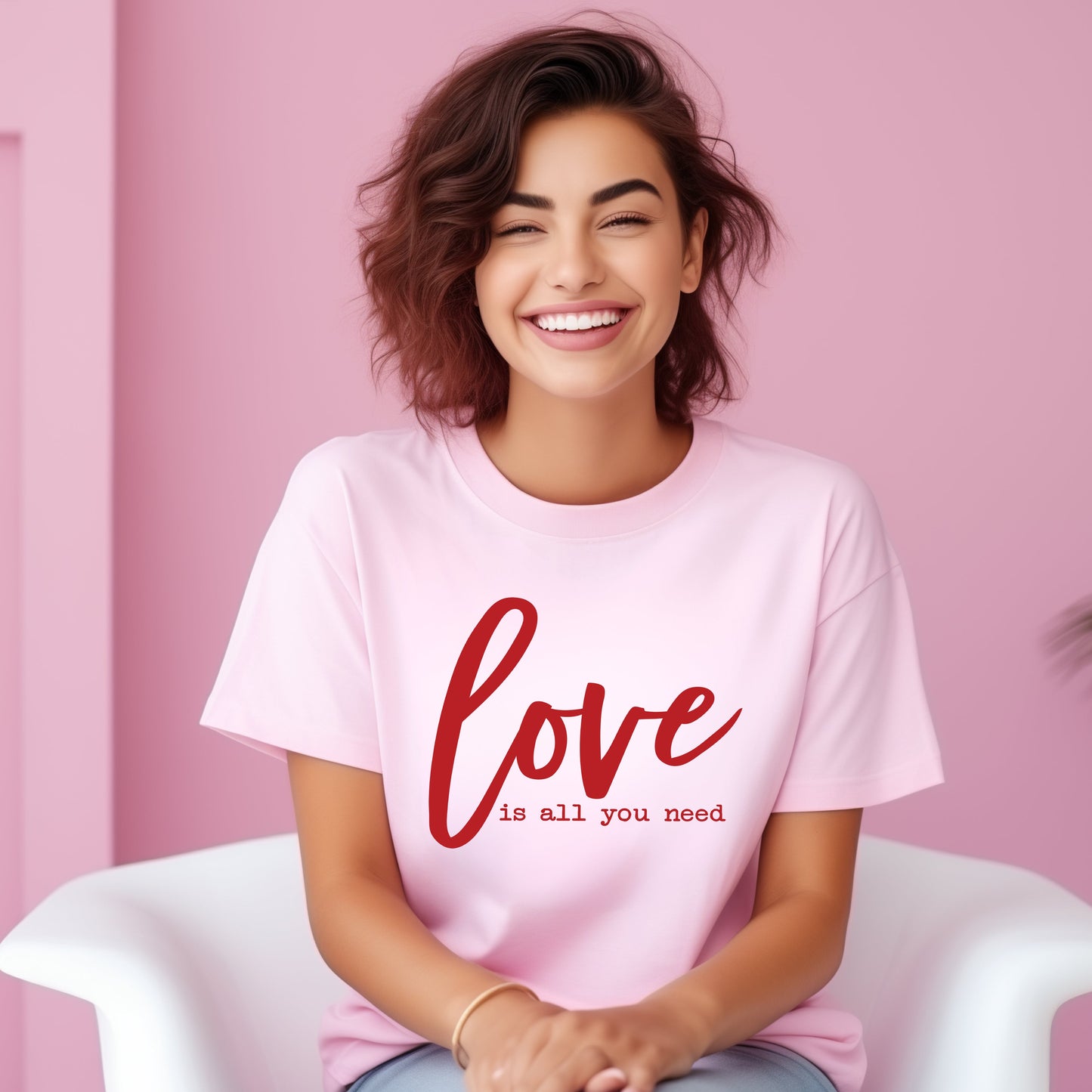 Love Is All You Need | Short Sleeve Crew Neck