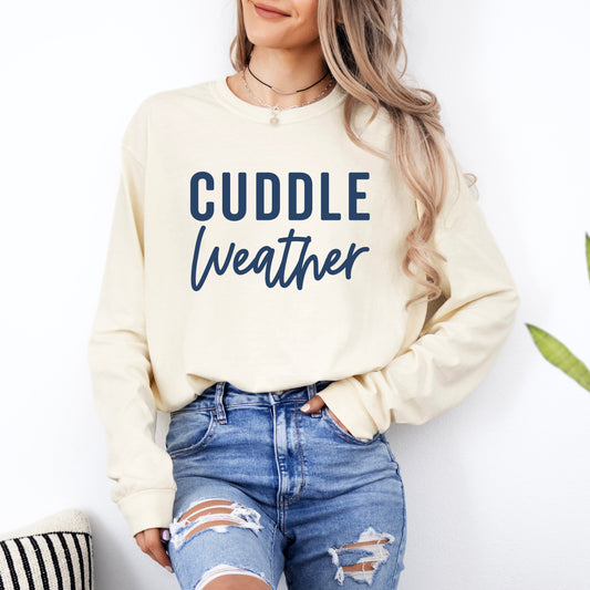 Cuddle Weather | Garment Dyed Long Sleeve