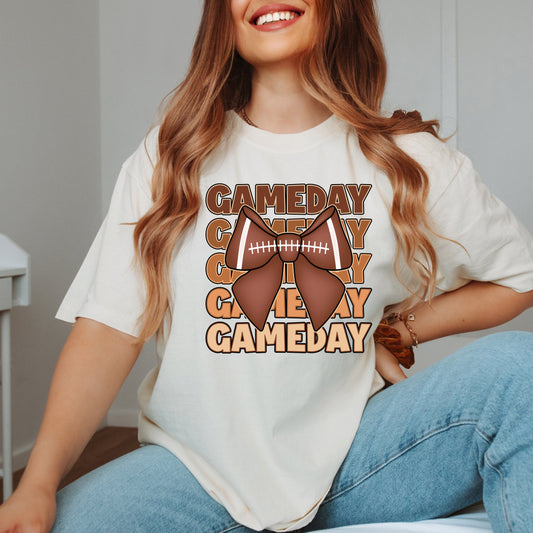 Coquette Football Game Day | Garment Dyed Tee