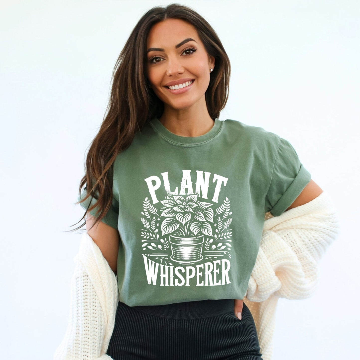 Plant Whisperer | Garment Dyed Short Sleeve Tee