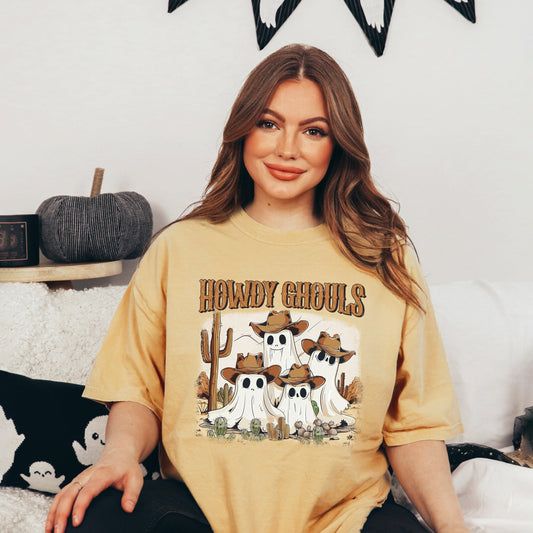 Howdy Ghouls Desert | Garment Dyed Tee