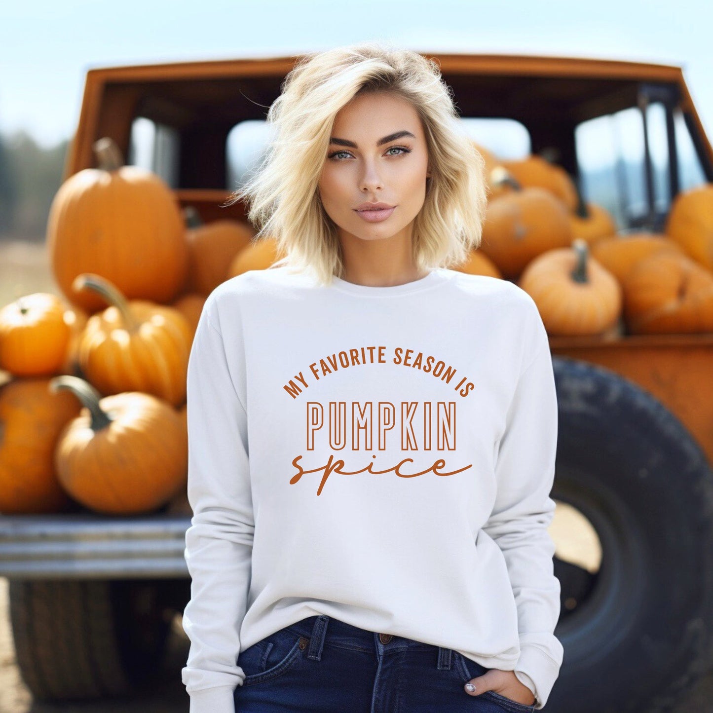 My Favorite Season Is Pumpkin Spice | Long Sleeve Crew Neck