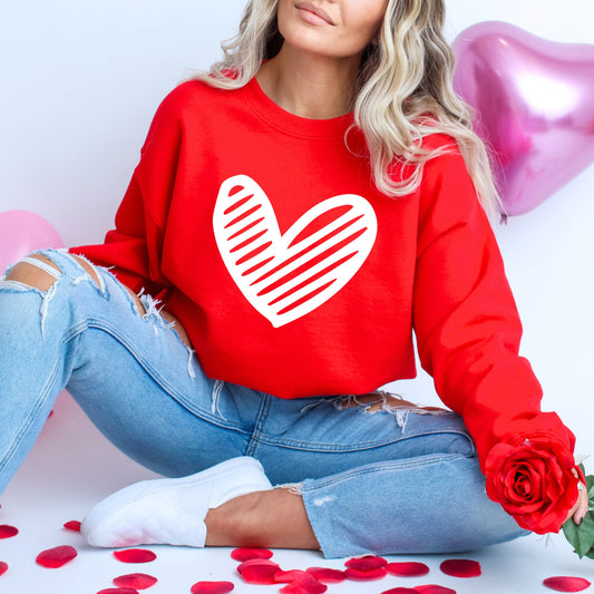 Heart Scribble | Sweatshirt