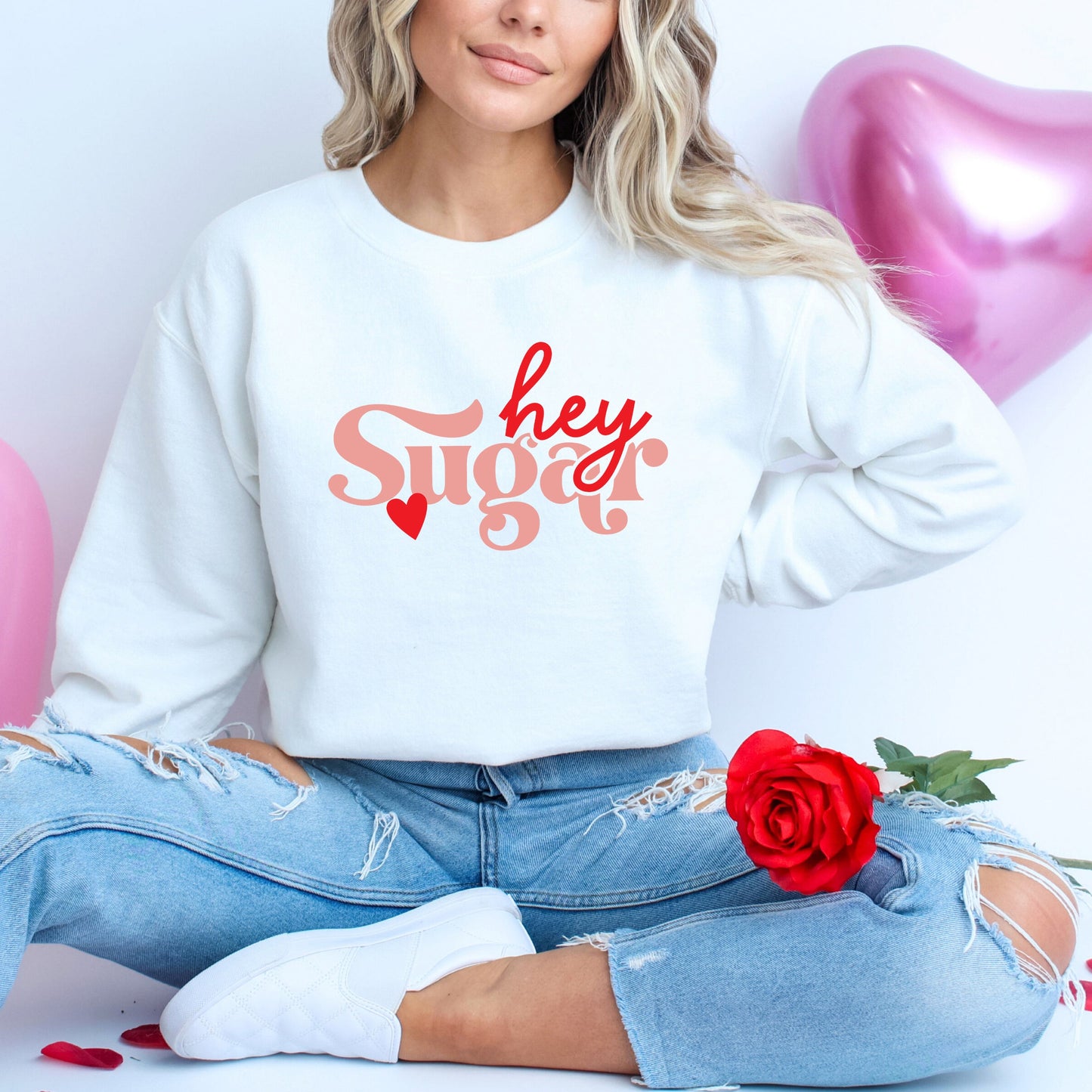 Hey Sugar Heart | Sweatshirt