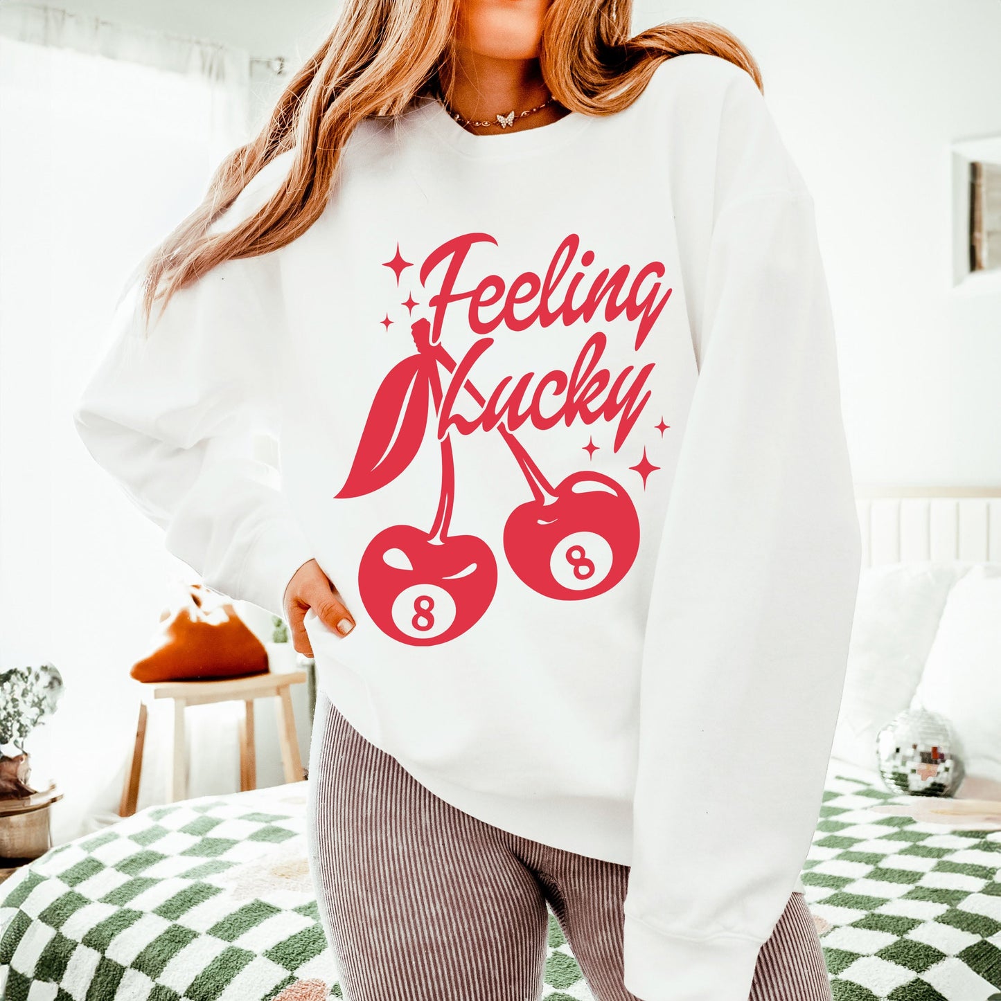 Feeling Lucky Cherries | Sweatshirt