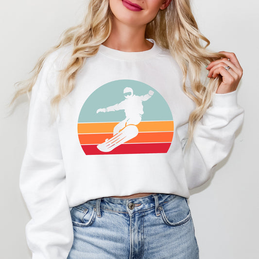 Snowboard With Stripes | Sweatshirt