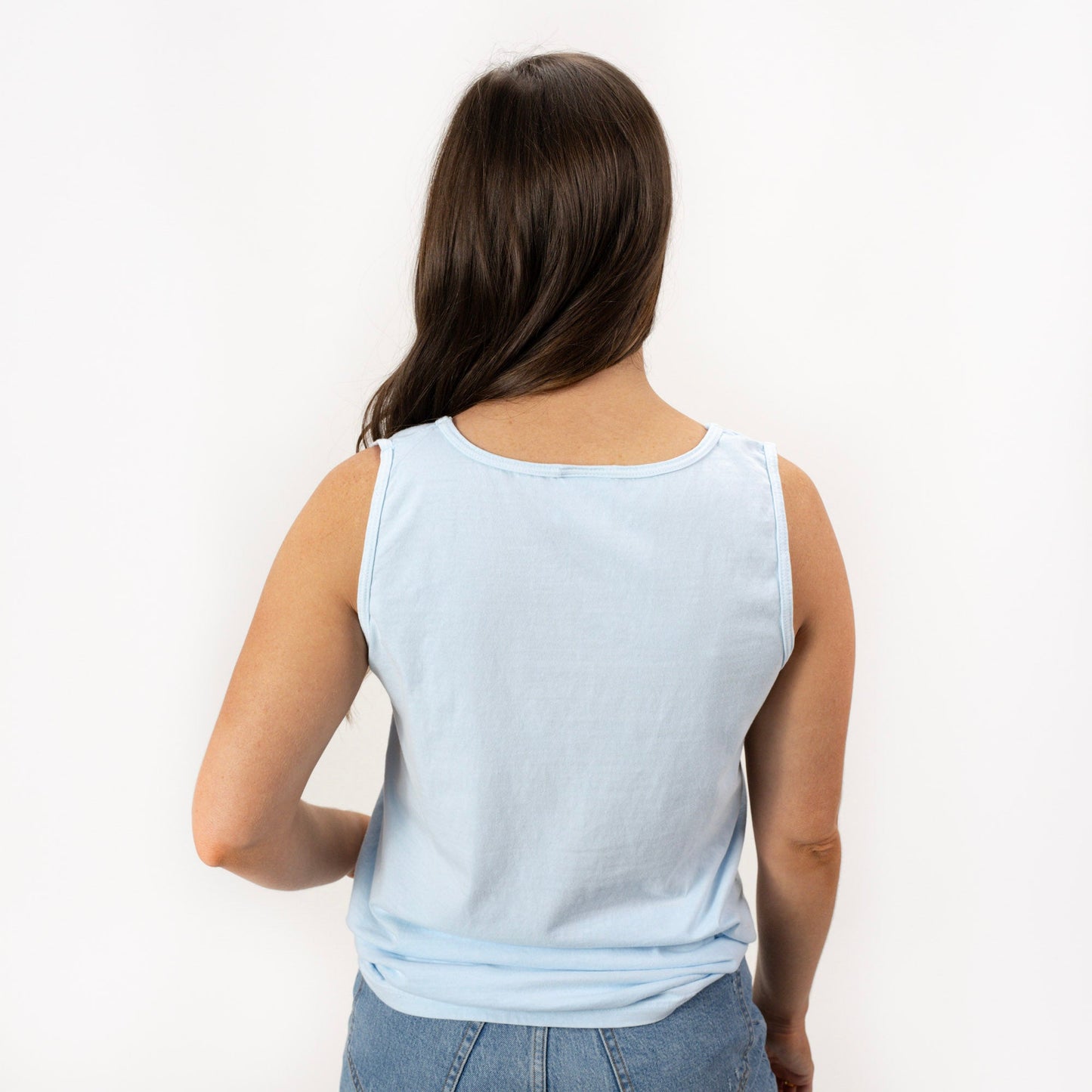 Hey Batter Batter Wavy | Garment Dyed Tank