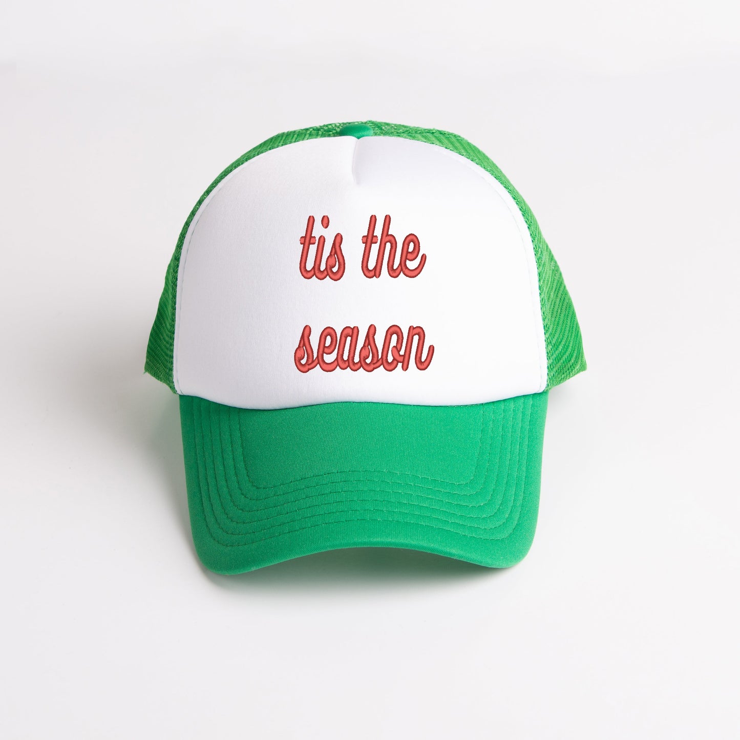 Embroidered Tis The Season Bold Cursive | Foam Trucker Hat