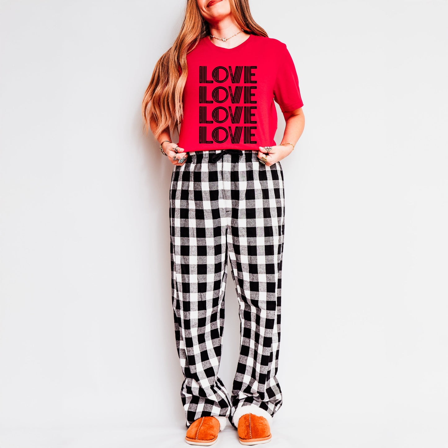 Love x 4 | Plaid Pajama Set