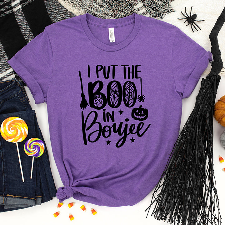 I Put The Boo In Boujee | Short Sleeve Crew Neck