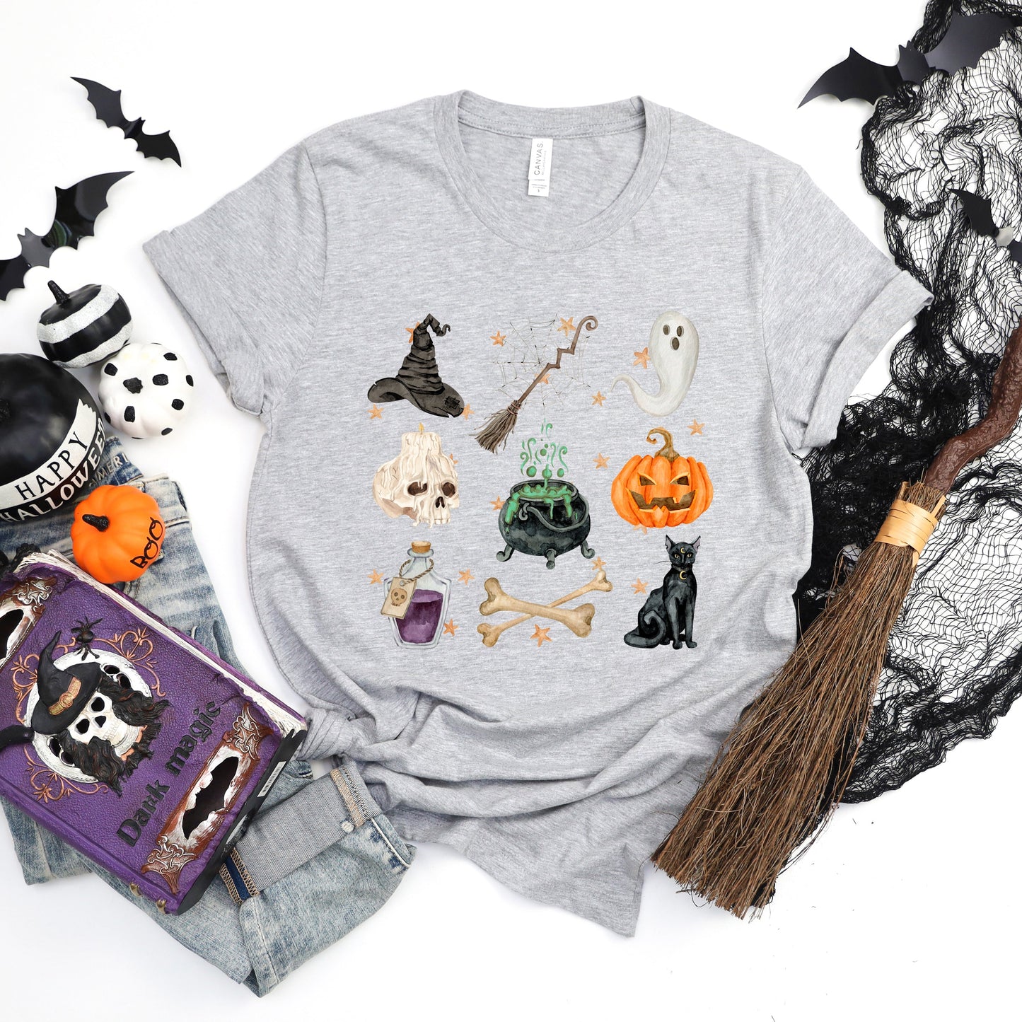 Halloween Chart Stars | Short Sleeve Graphic Tee