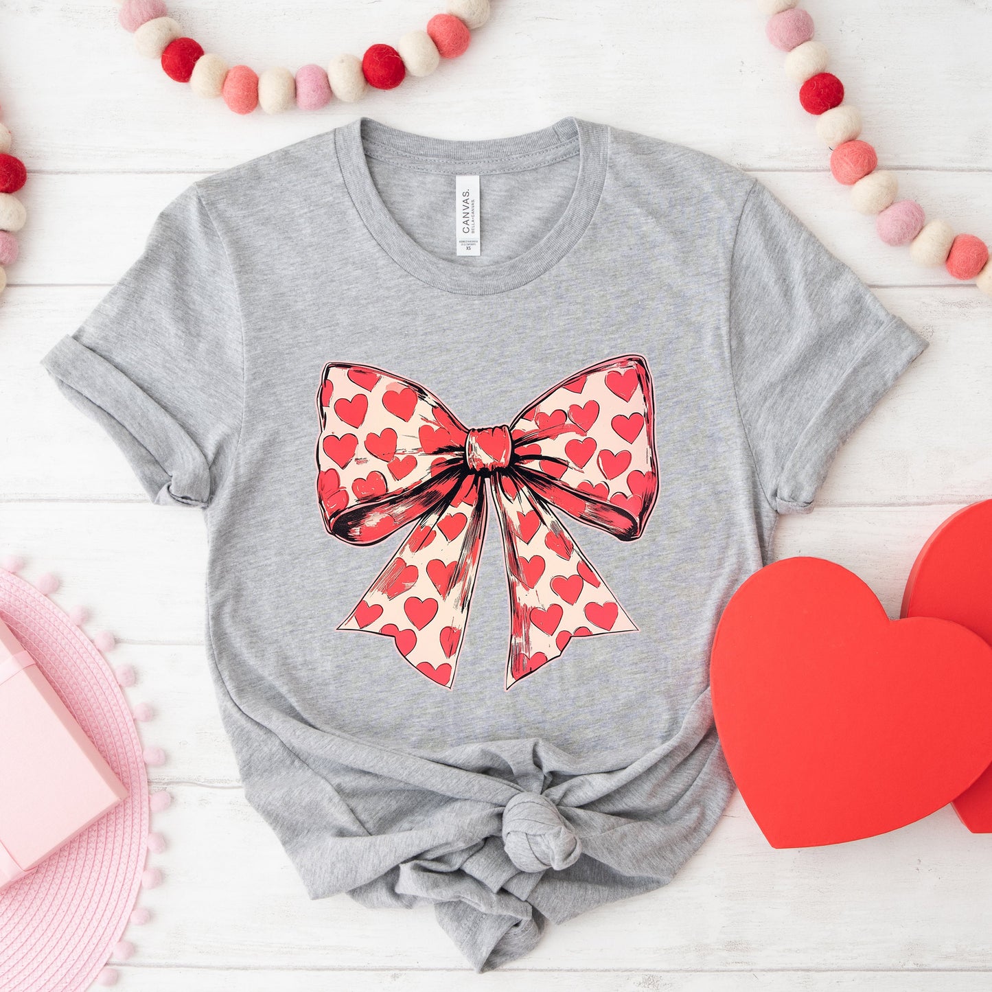 Coquette Hearts | Short Sleeve Graphic Tee