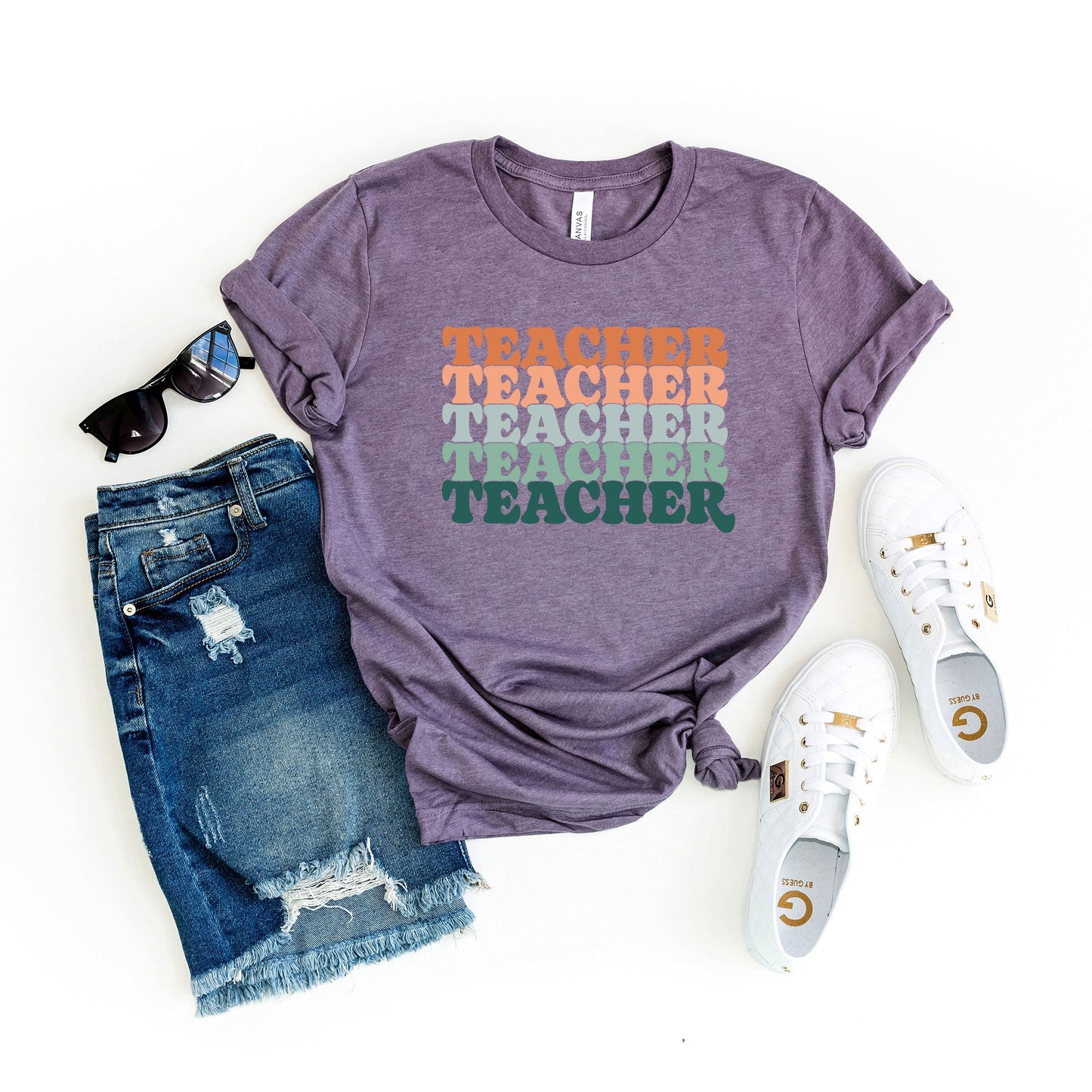 Stacked Teacher | Short Sleeve Graphic Tee