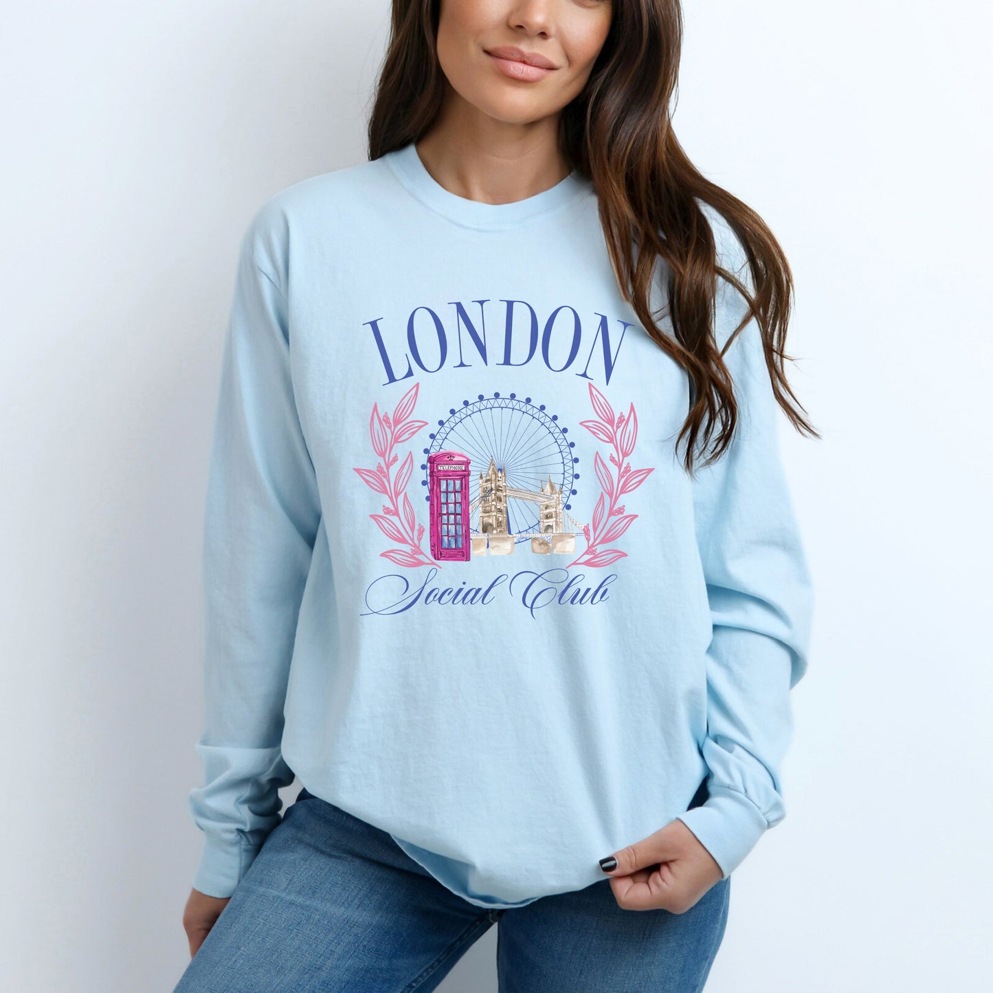 London Social Club | Garment Dyed Long Sleeve