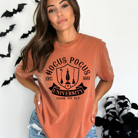 Hocus Pocus University | Garment Dyed Tee