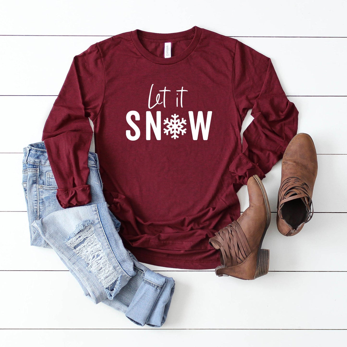 Let It Snow | Long Sleeve Crew Neck