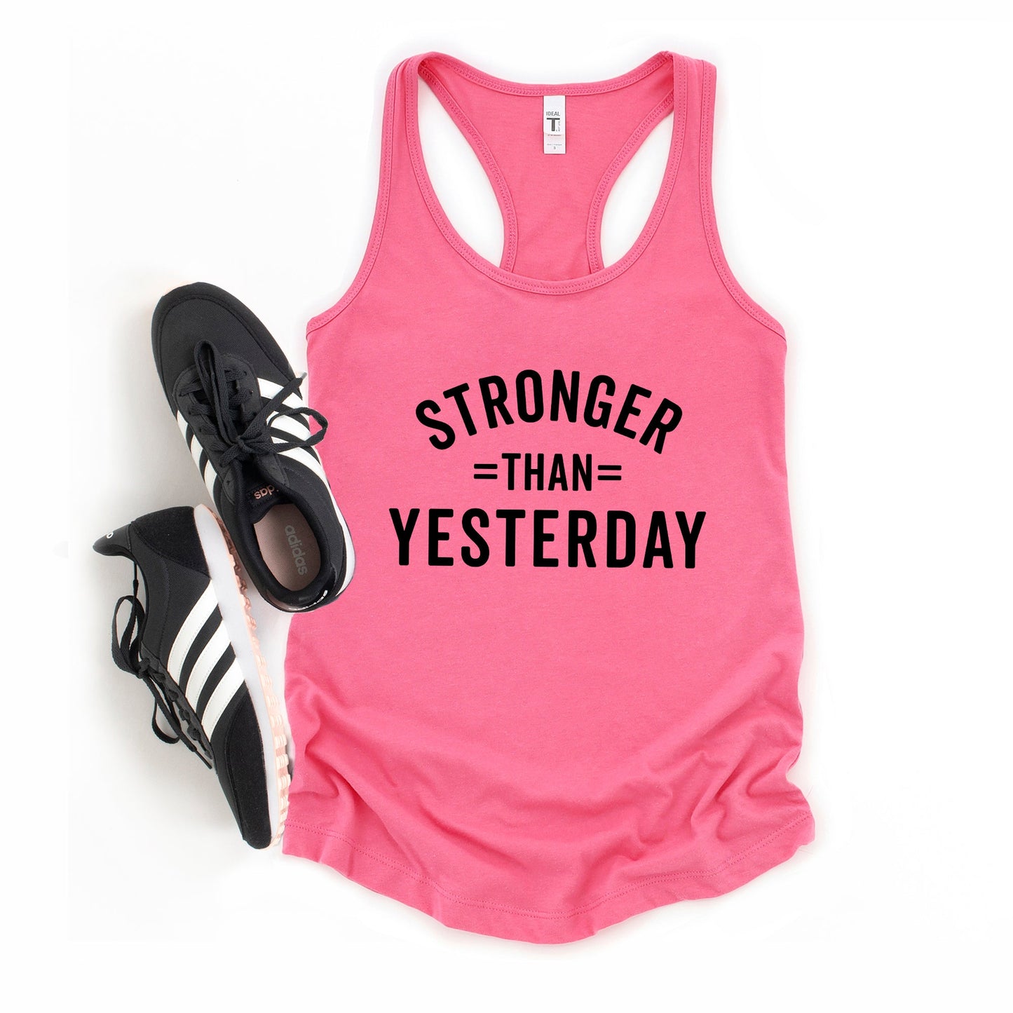 Stronger Than Yesterday | Racerback Tank