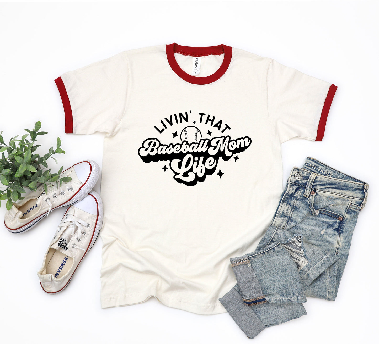 Baseball Mom Life | Ringer Tee