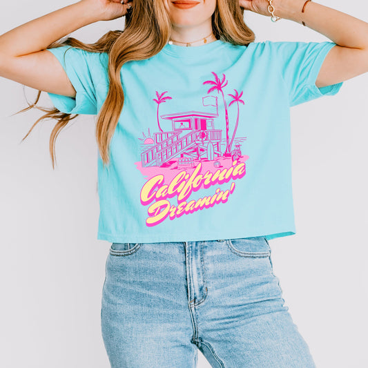 California Dreamin' | Relaxed Fit Cropped Tee
