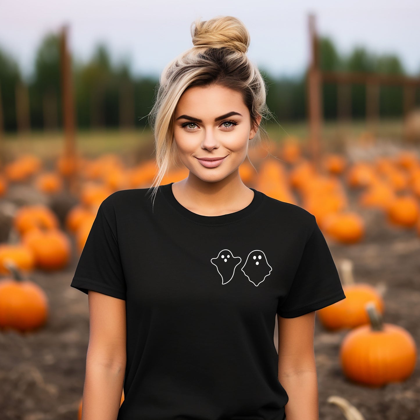 Boho Ghost MINI | Short Sleeve Crew Neck