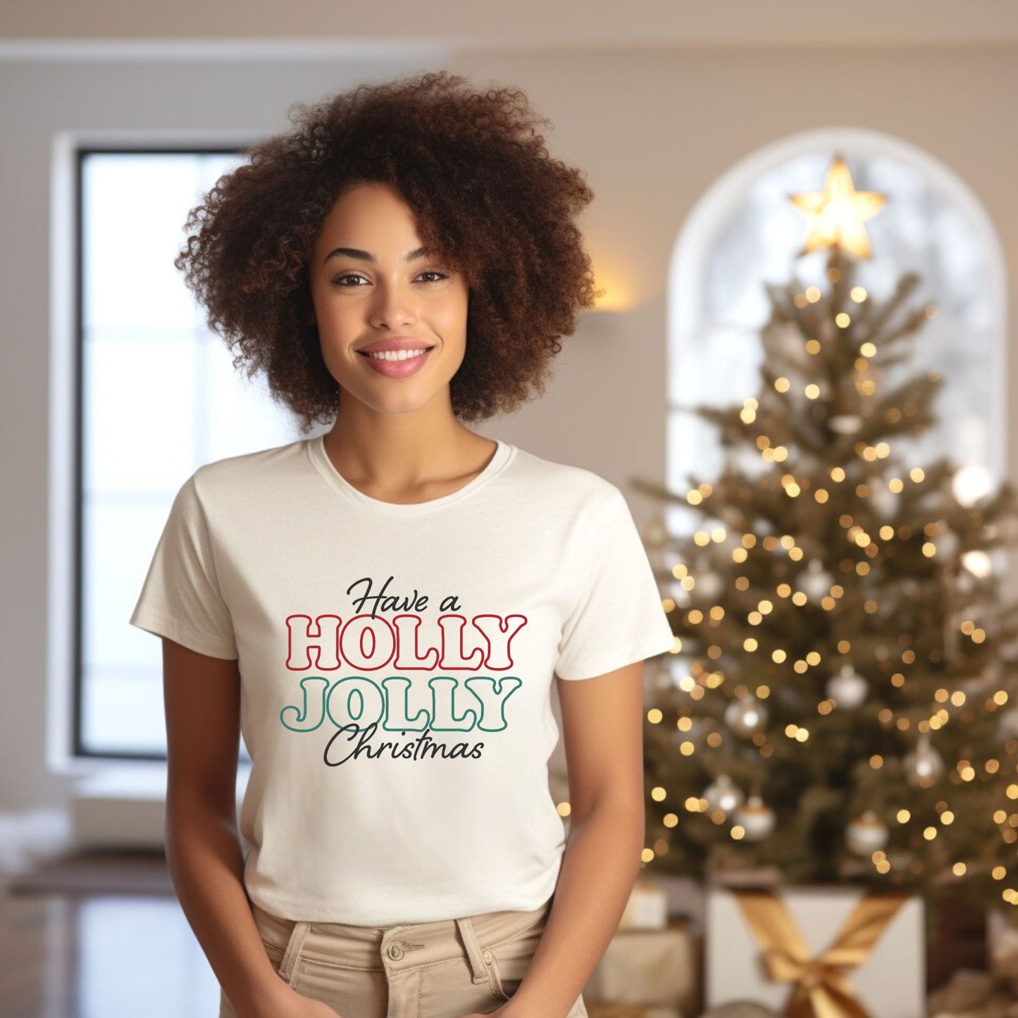 Have A Holly Jolly Christmas | Short Sleeve Crew Neck