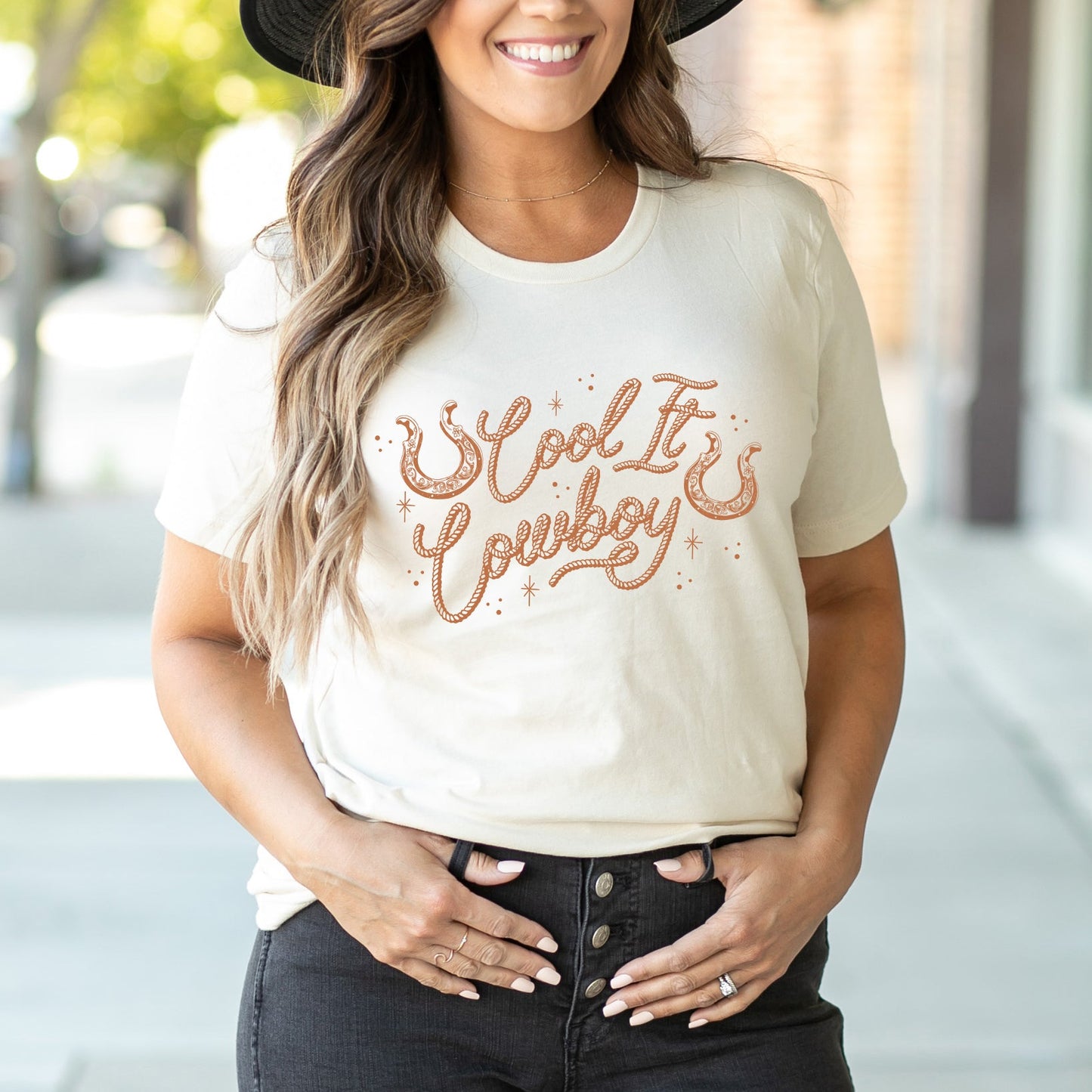 Cool It Cowboy Rope | Short Sleeve Crew Neck