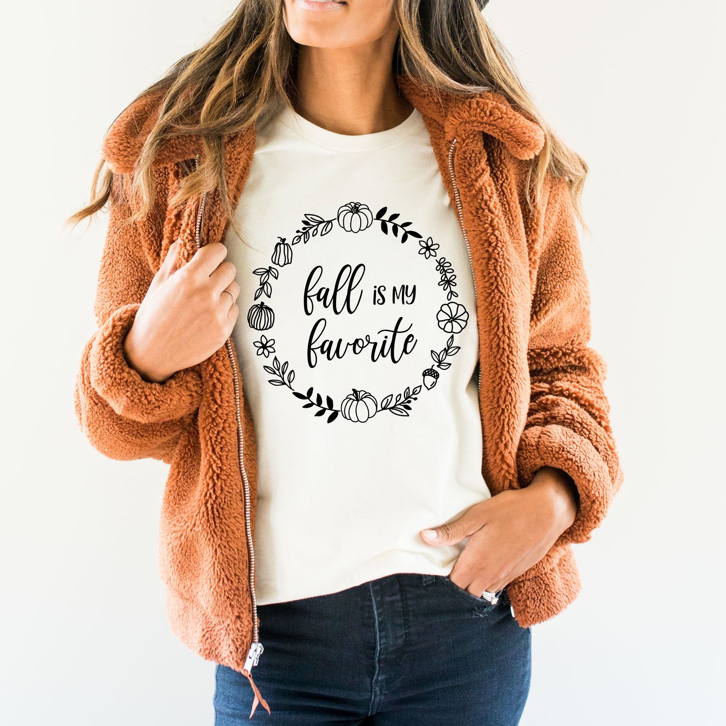 Fall Is My Favorite Circle | Short Sleeve Graphic Tee