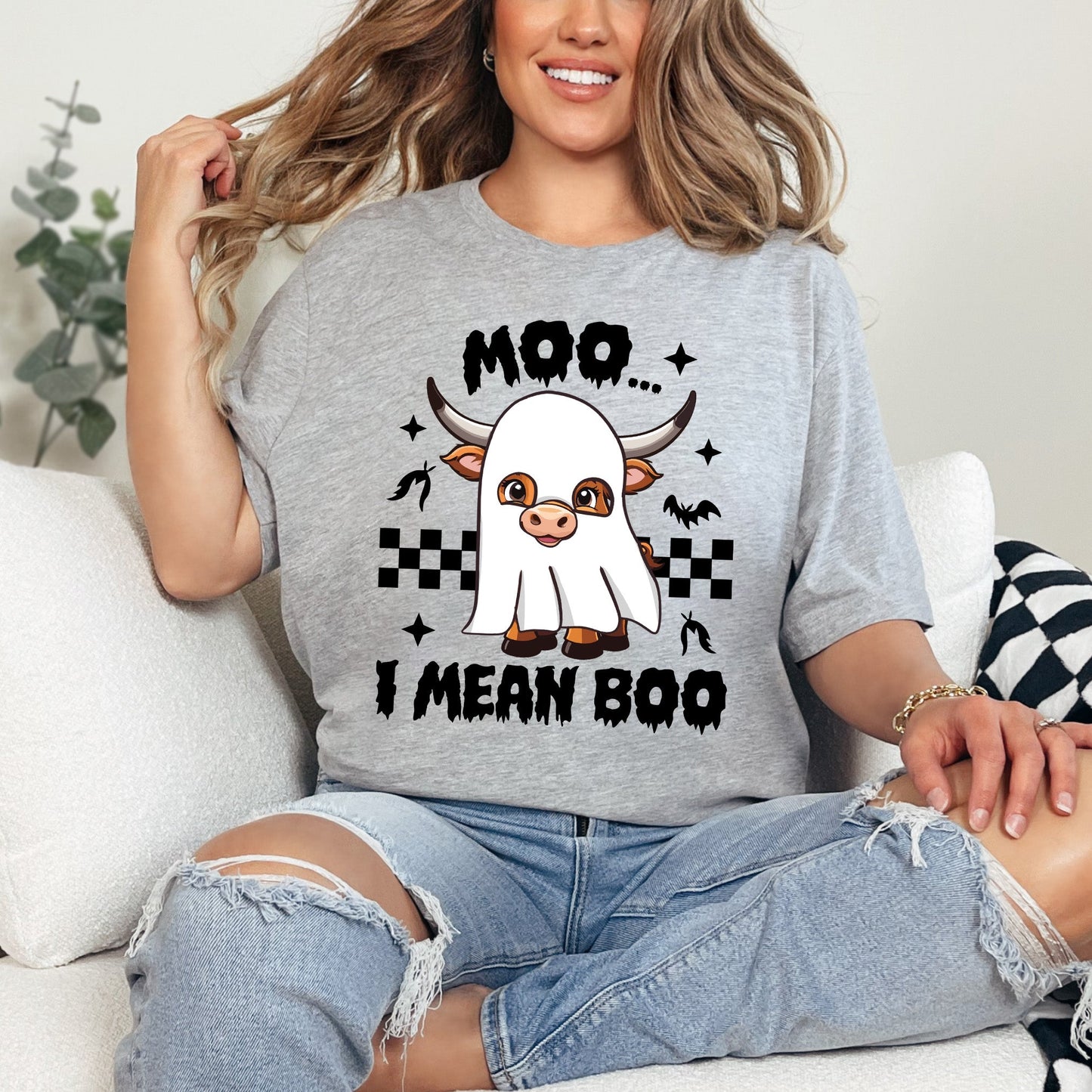 I Mean Boo Cow | Short Sleeve Graphic Tee