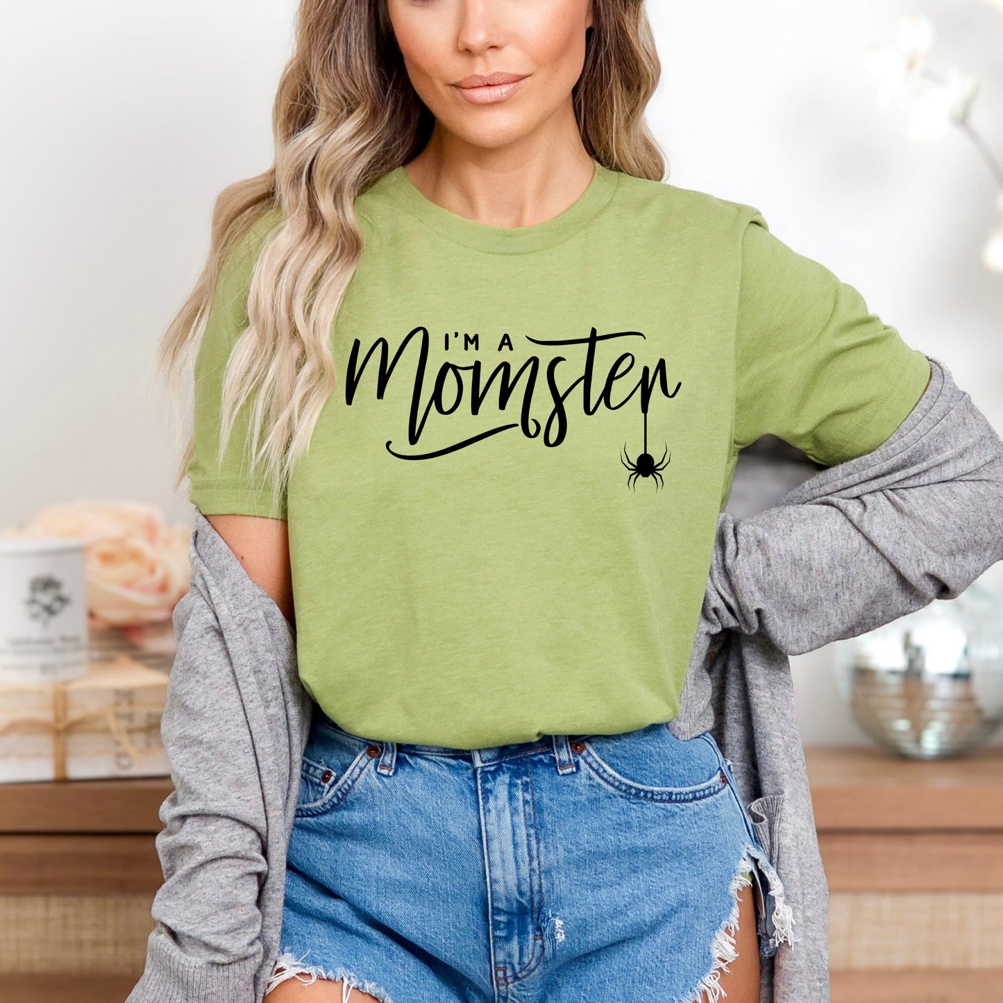 I'm A Momster | Short Sleeve Crew Neck