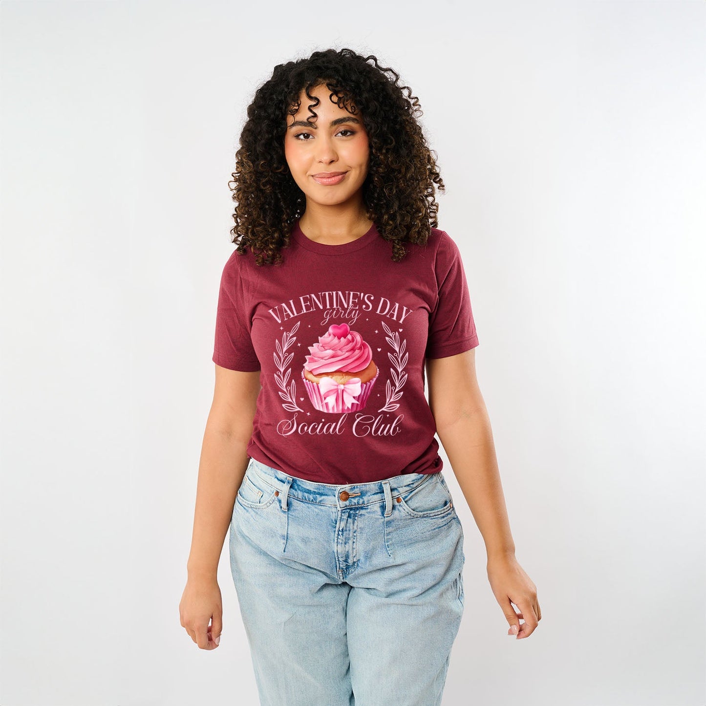 Coquette Valentine Cupcake | Short Sleeve Graphic Tee