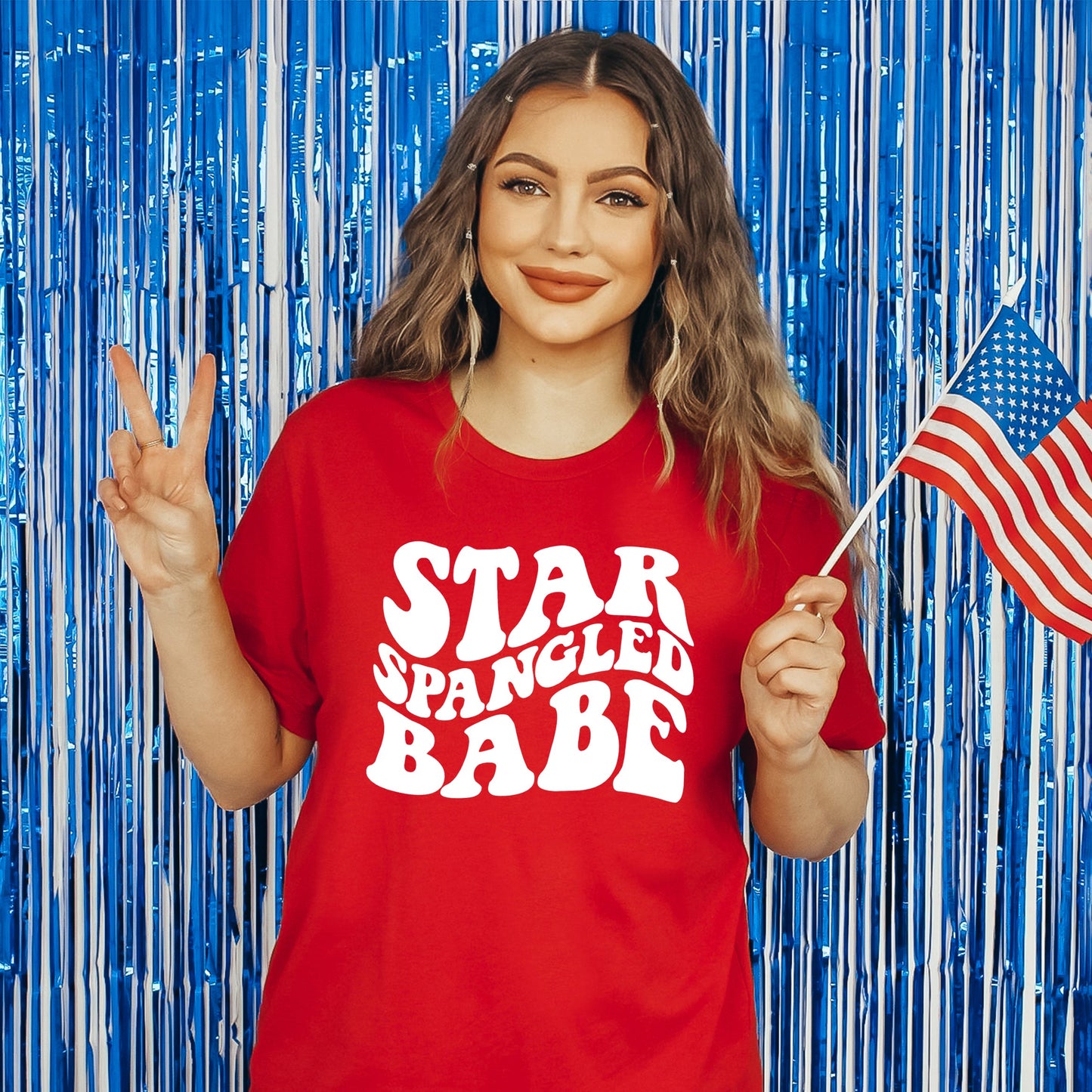 Star Spangled Babe | Short Sleeve Graphic Tee