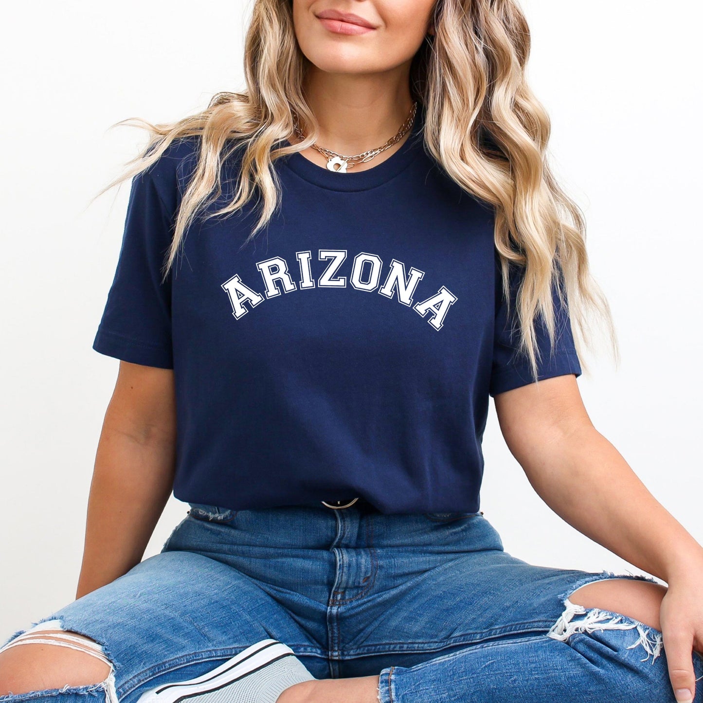 Arizona Curved | Short Sleeve Crew Neck