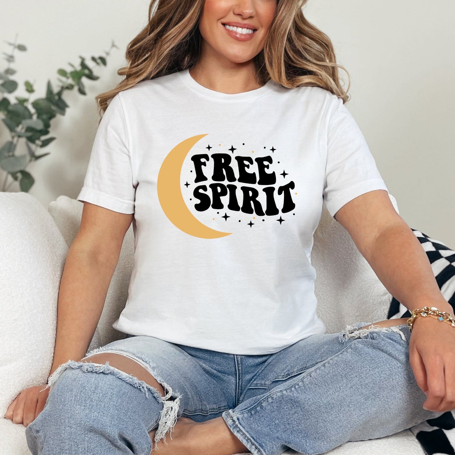 Free Spirit Moon | Short Sleeve Graphic Tee