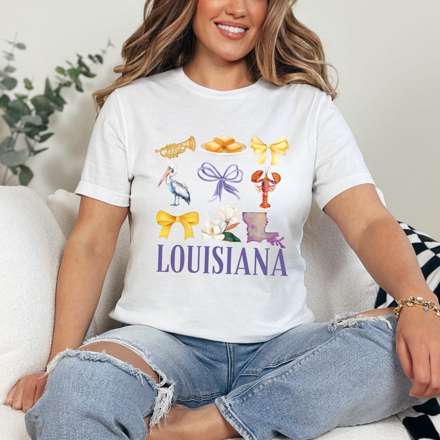 Coquette Louisiana Chart | Short Sleeve Graphic Tee