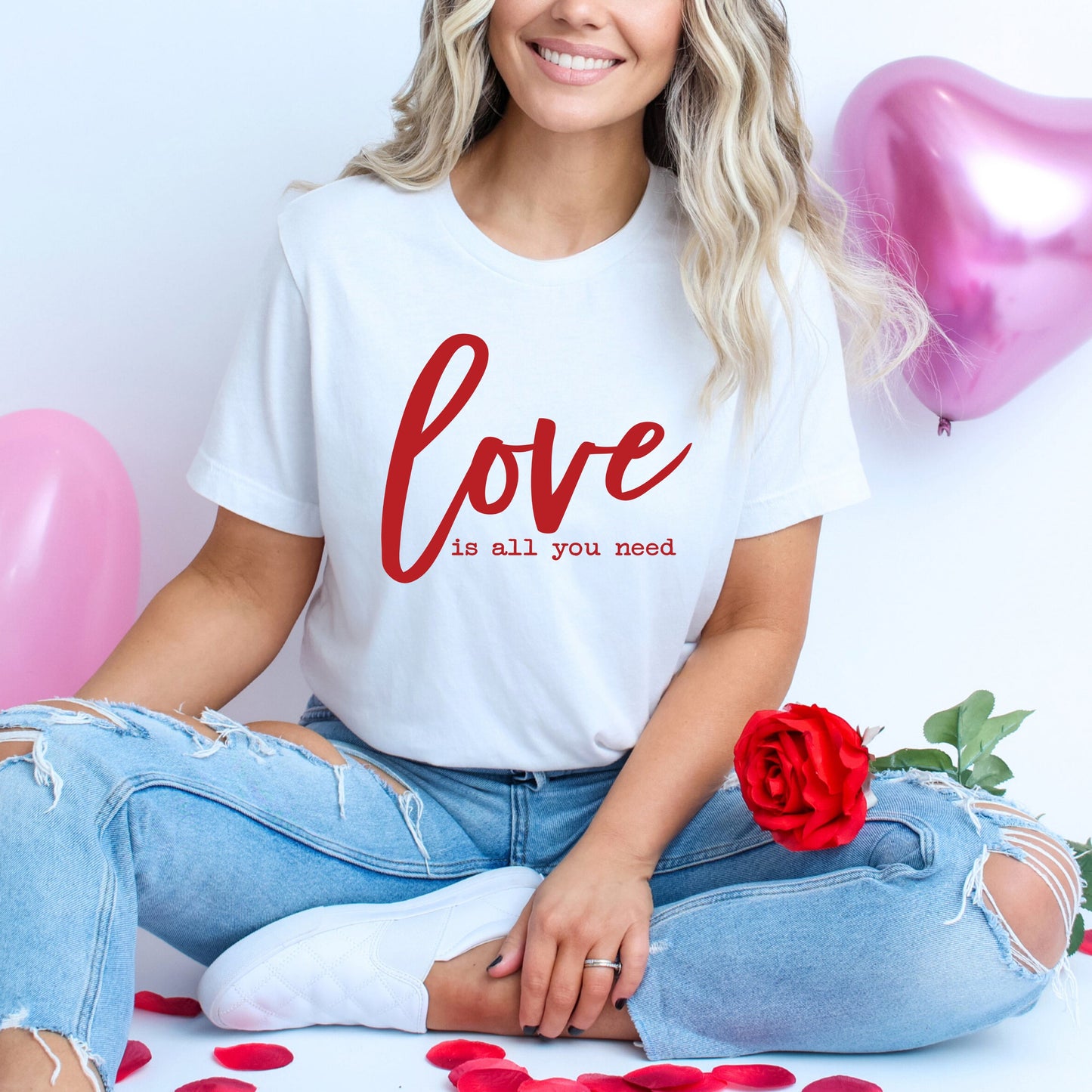 Love Is All You Need | Short Sleeve Crew Neck