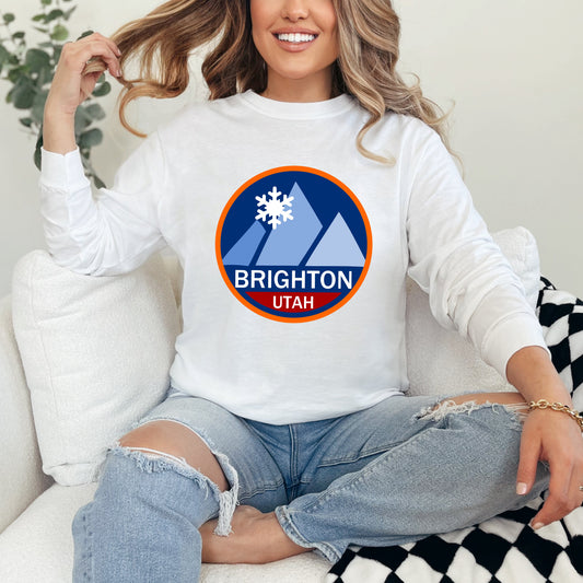 Brighton Ski Resort | Garment Dyed Long Sleeve