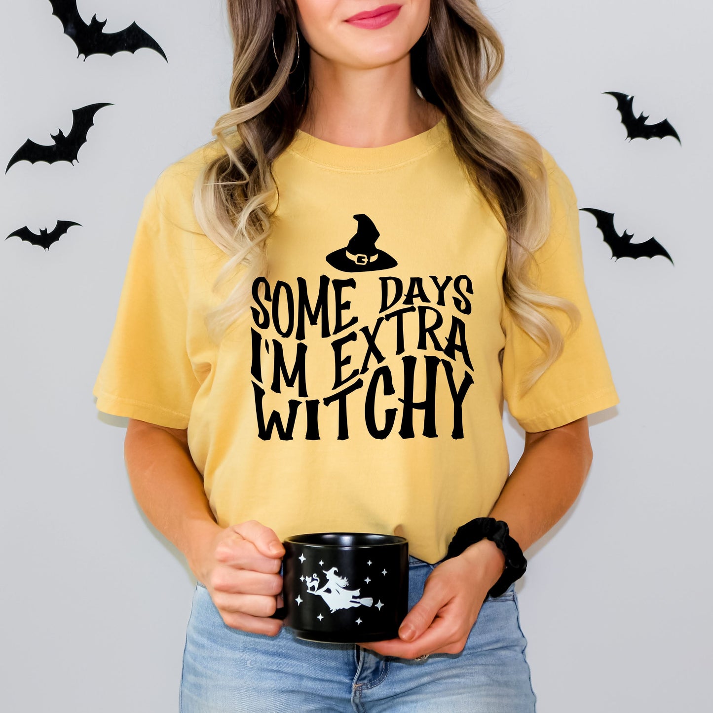 I'm Extra Witchy Wavy | Garment Dyed Short Sleeve Tee