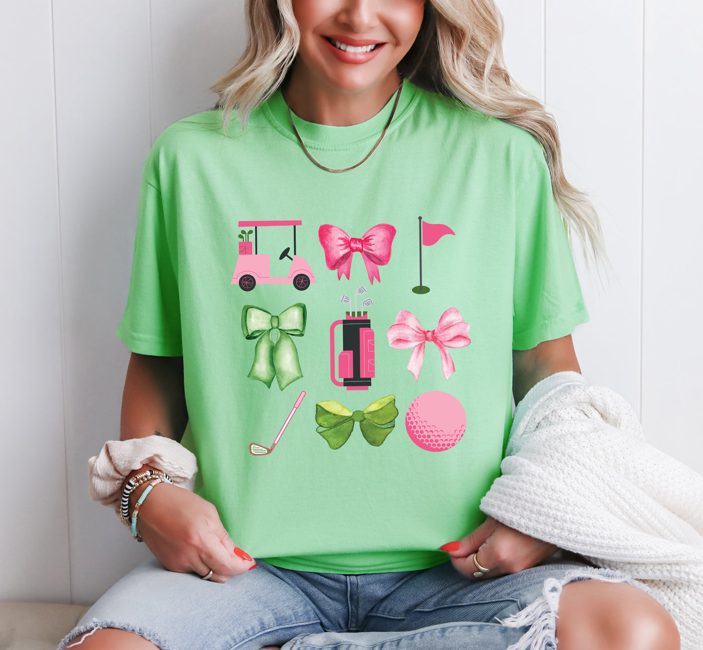 Golf Icons Coquette | Garment Dyed Short Sleeve Tee