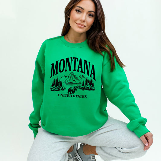 Montana Forest Scene | Sweatshirt