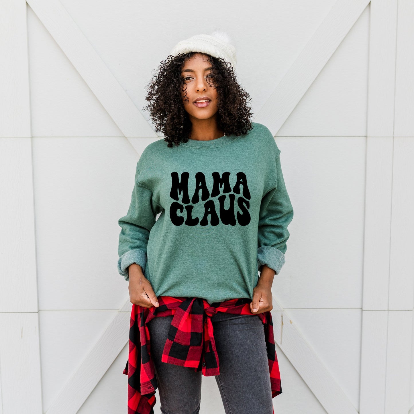 Mama Claus Wavy | Sweatshirt